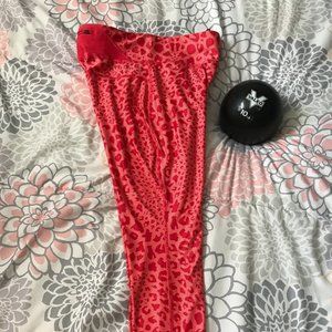 Nike Running Leggings Women's Coral Animal Print